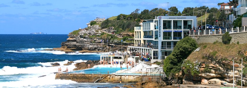 Beach, budgie smugglers and food at Bondi Icebergs Club Bistro